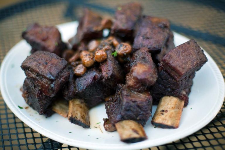 Grilled Bison Short Ribs