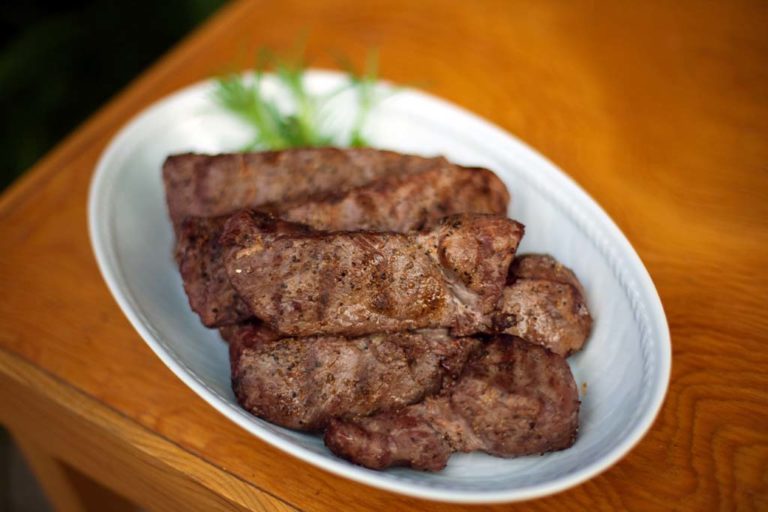 Grilled Venison Steaks