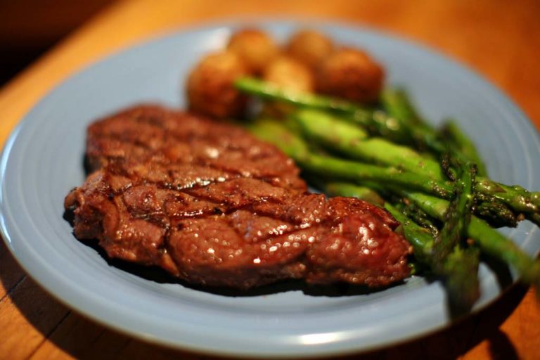 Grilled Bison Rib Steak