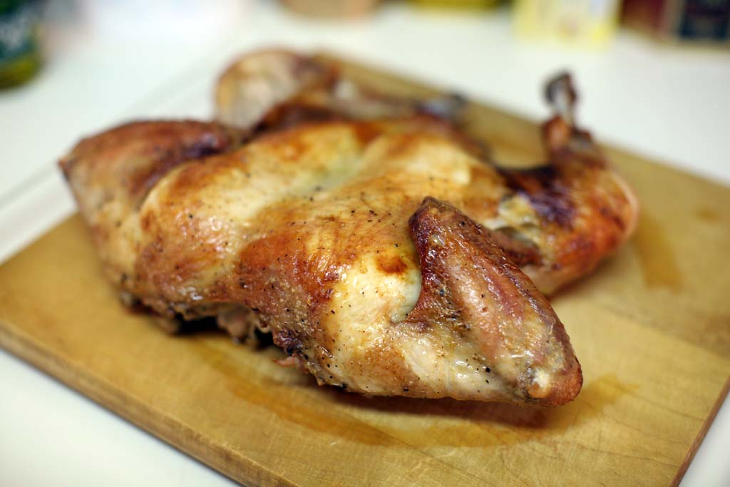 Roasted Spatchcocked Chicken How To Cook Meat
