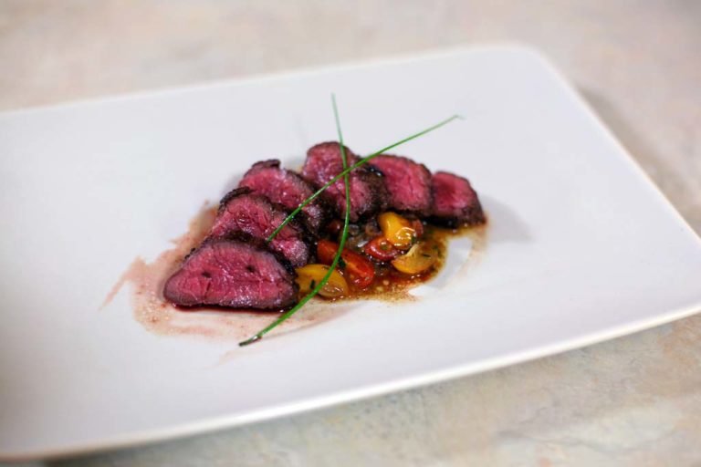 Pan-Fried Bison Hanger Steak