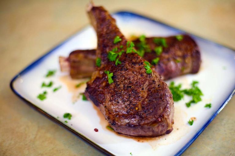 Pan-Fried Veal Rib Chops