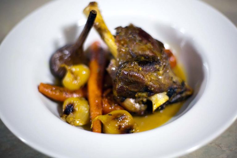 Roasted and Braised Lamb Shanks